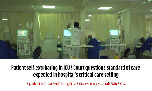 Patient self-extubating in ICU? Court questions standard of care expected in hospital’s critical care setting
